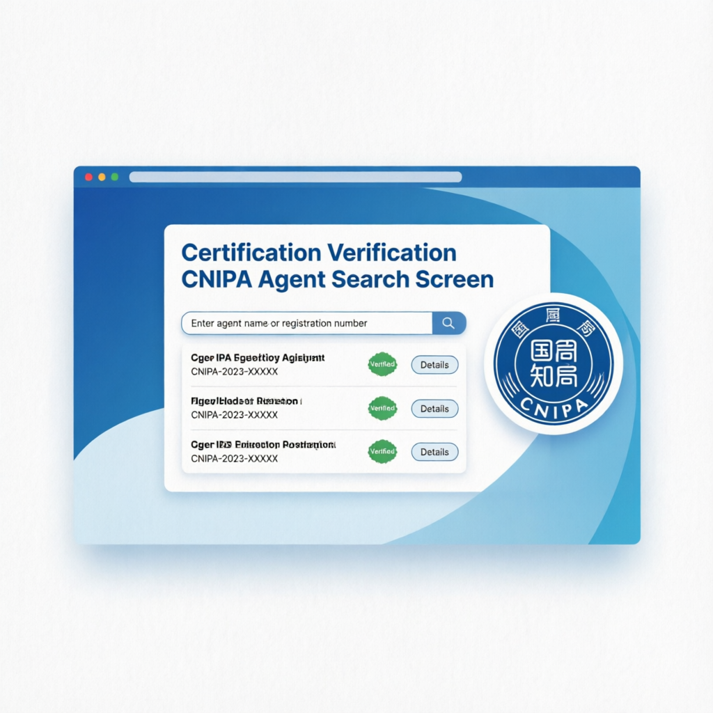 Verify CNIPA accredited trademark agent
